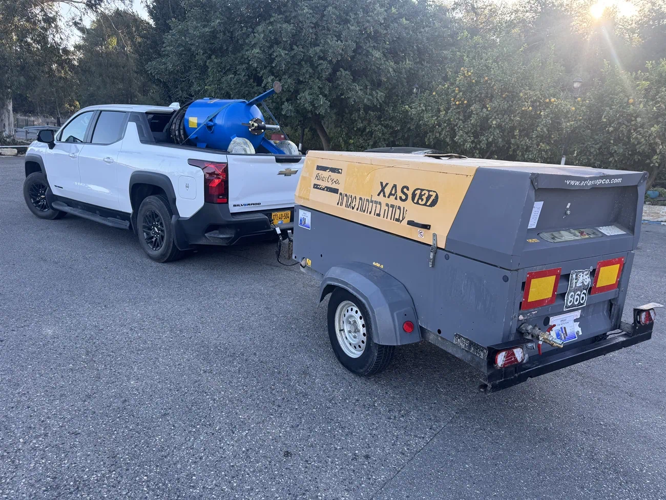 מדחס נייד דיזל 